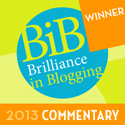 WINNER! BiB 2013 COMMENTARY
